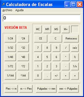 Calculadora de escalas