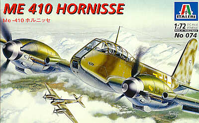 Me 410 Hornisse Italeri 1/72 - box art