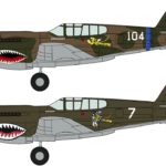 P-40E Warhawk «Flying Tigers Combo» de Hasegawa