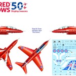 Nueva maqueta Hawk T1A “Red Arrows” 50th Anniversary de Italeri a 1/48