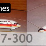 Maqueta Boeing 737-300 Air Europe (Minicraft 1/144)