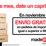 En noviembre envío gratis en MadeInScale