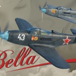 Boxart del P-39 Airacobra «Bella» de Eduard